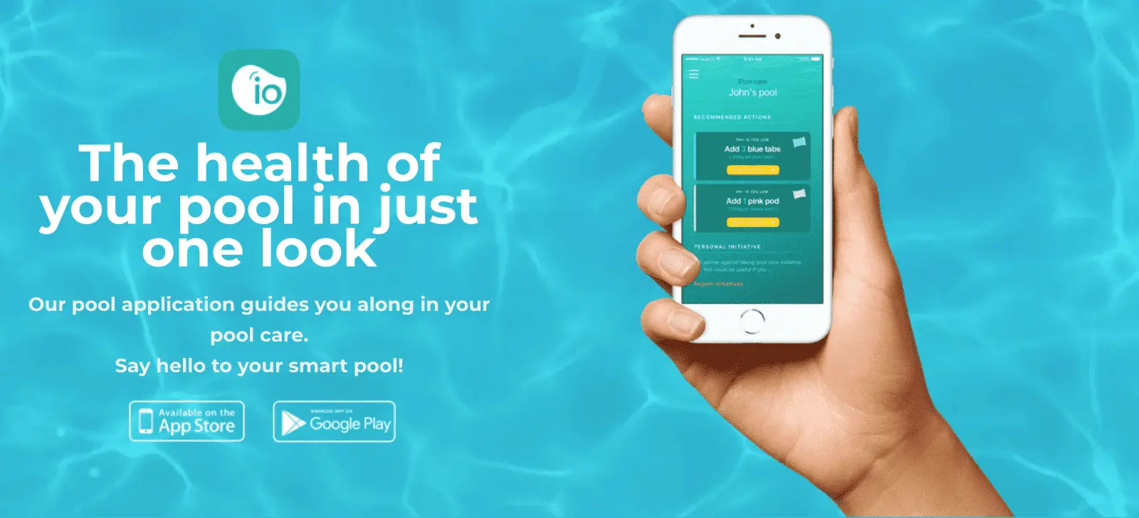 Pool Appname The Pool Maintenance App You Need. It's Free! – iopool