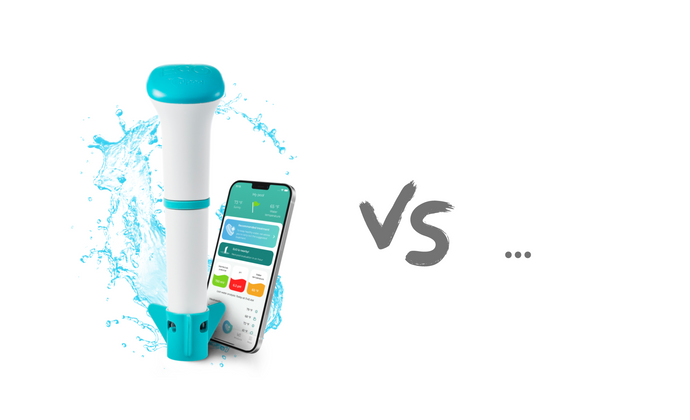 EcO van iopool vs Waterguru - vergelijkende slimme watersensor