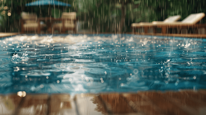 Pluie, ciel gris et eau instable : comment garder votre piscine ou spa en bon état malgré le mauvais temps ?