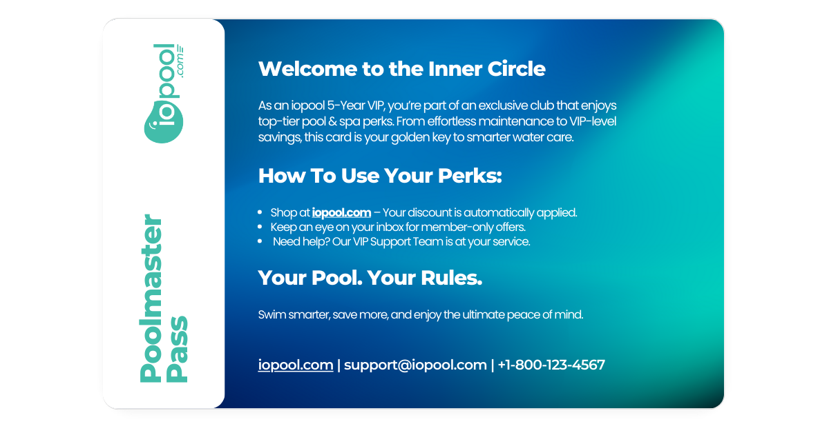 iopool 5-Year VIP Card
