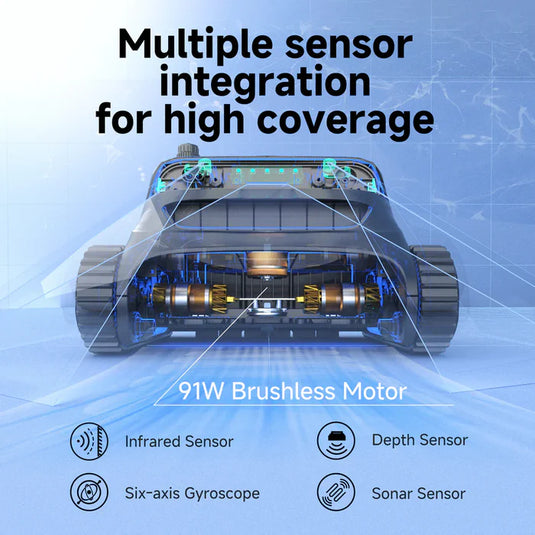 WYBOT S2 - Robot nettoyeur de piscine sans fil