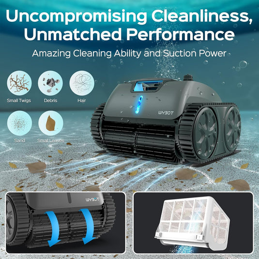 WYBOT C1 Max – Kabelloser Poolreinigungsroboter