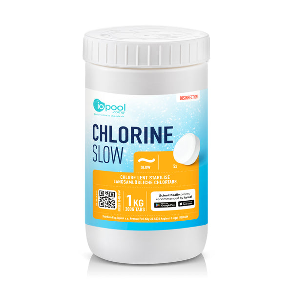 Slow Chlorine - 1kg - 200g tabs