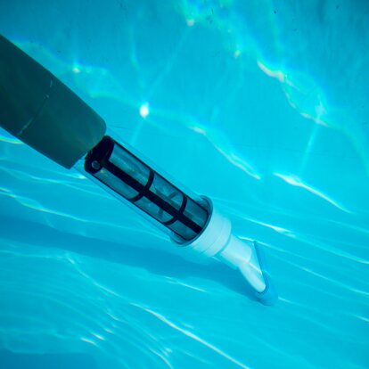 Elektrische stofzuiger voor spa en bovengronds zwembad telescopisch - Zen