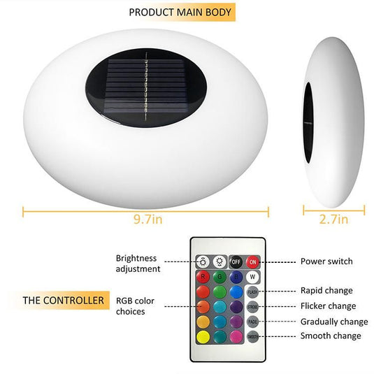 LED floating solar light - Solar charging - Accessories - iopool