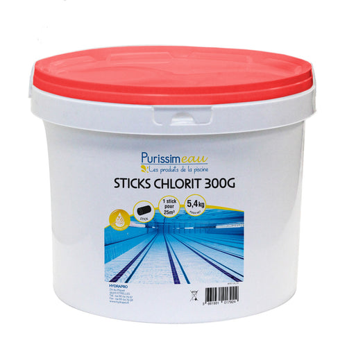 Non-Stabilized Chlorine Sticks (300g Chlorit sticks) - 5,4kg iopool iopool